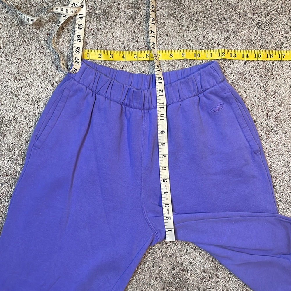 Hollister Adjustable Rise Purple Joggers Size Small - Picture 5 of 6